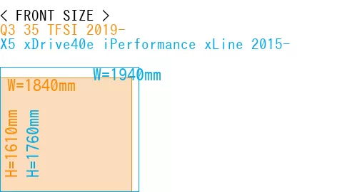 #Q3 35 TFSI 2019- + X5 xDrive40e iPerformance xLine 2015-